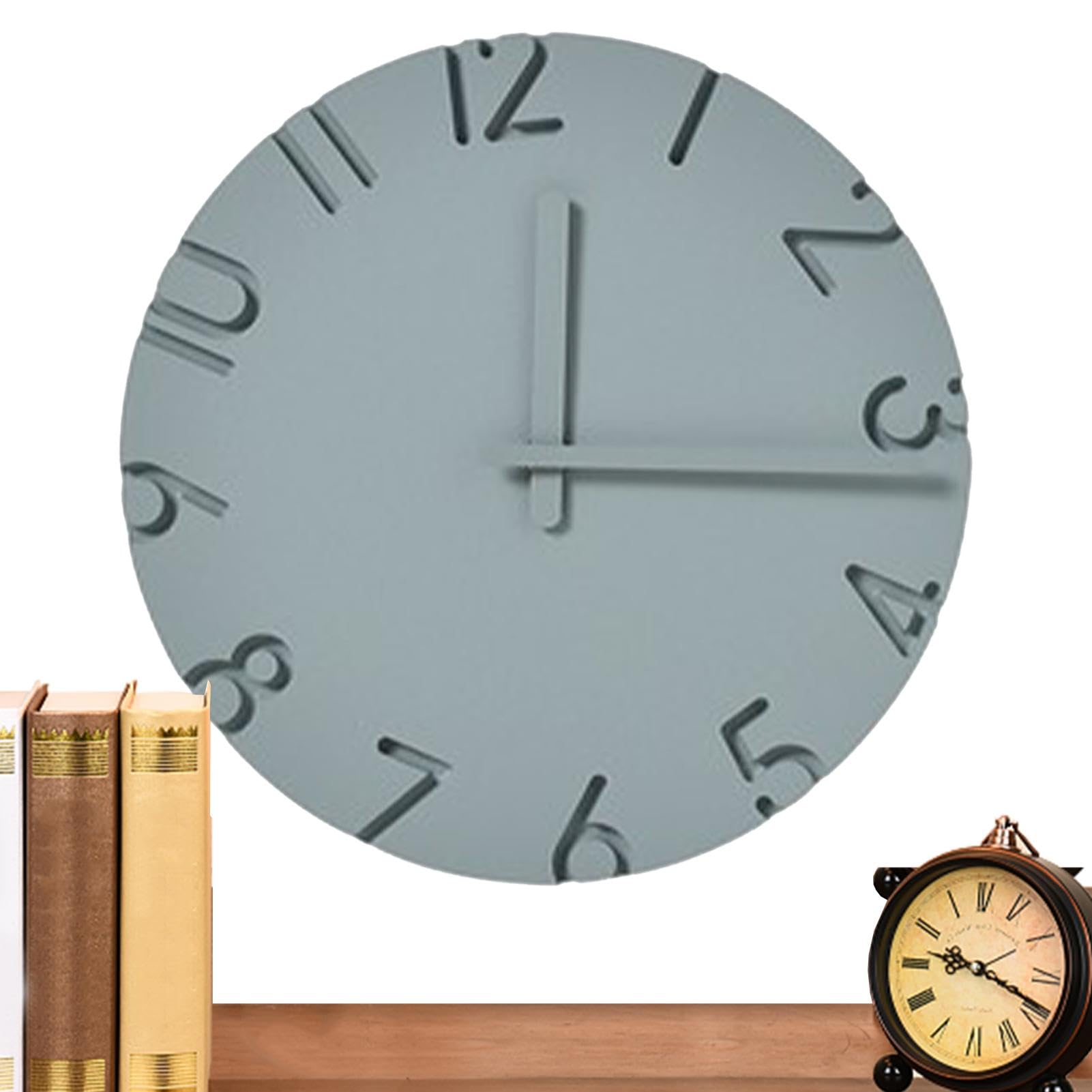 Amazon.co.jp: 家庭用丸型壁掛け時計、クリエイティブシンプルな